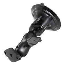 RAM Short Arm Suction Cup Mount w/ Two 1" Ball Diamond Bases - RAM-B-166U