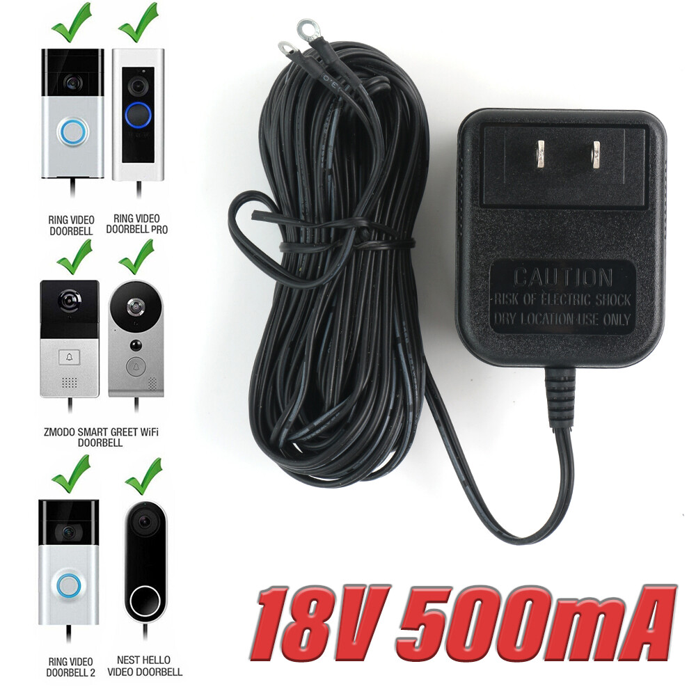Ring Plug In Ring Video Doorbell Power Adapter Amazon Power