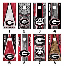 Georgia Bulldogs Cornhole Wrap Skin Decal Sticker Vinyl MANY DESIGNS SK137