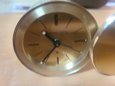 Vintage Tiffany & Co Swiss Made #8 Manual Wind Alarm & Clock