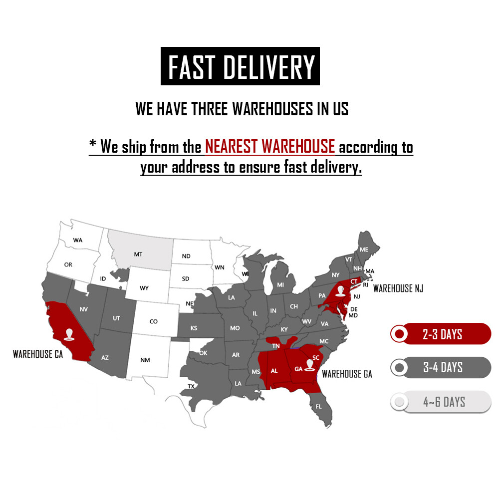 Front and Rear Ceramic Brake Pads with Hardware Kit for Dodge Ram 1500 Durango