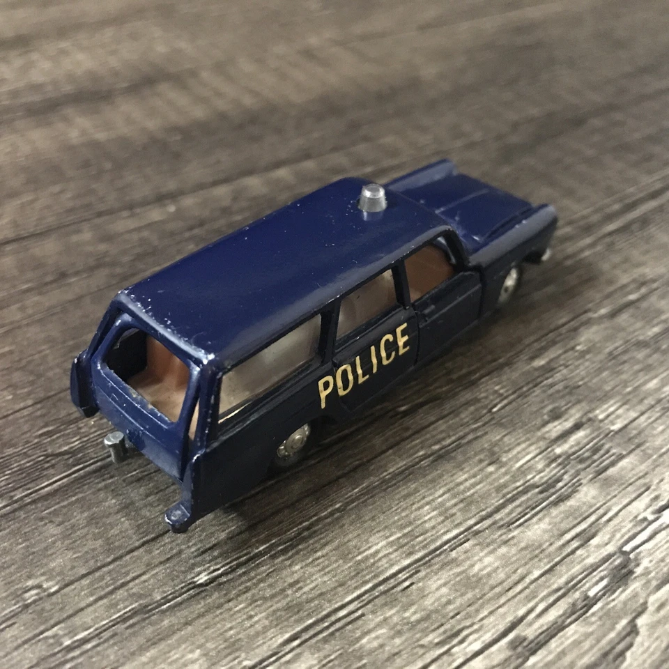 Majorette Peugeot 404 Police Break 216 Drk Blue 1/65 Hecho en Francia 1960 Serie 200 Foto 3 de 4