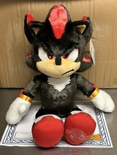 BUILD A BEAR Shadow From Sonic The Hedgehog 3 PLUSH Stuffed NEW W/ Certificate