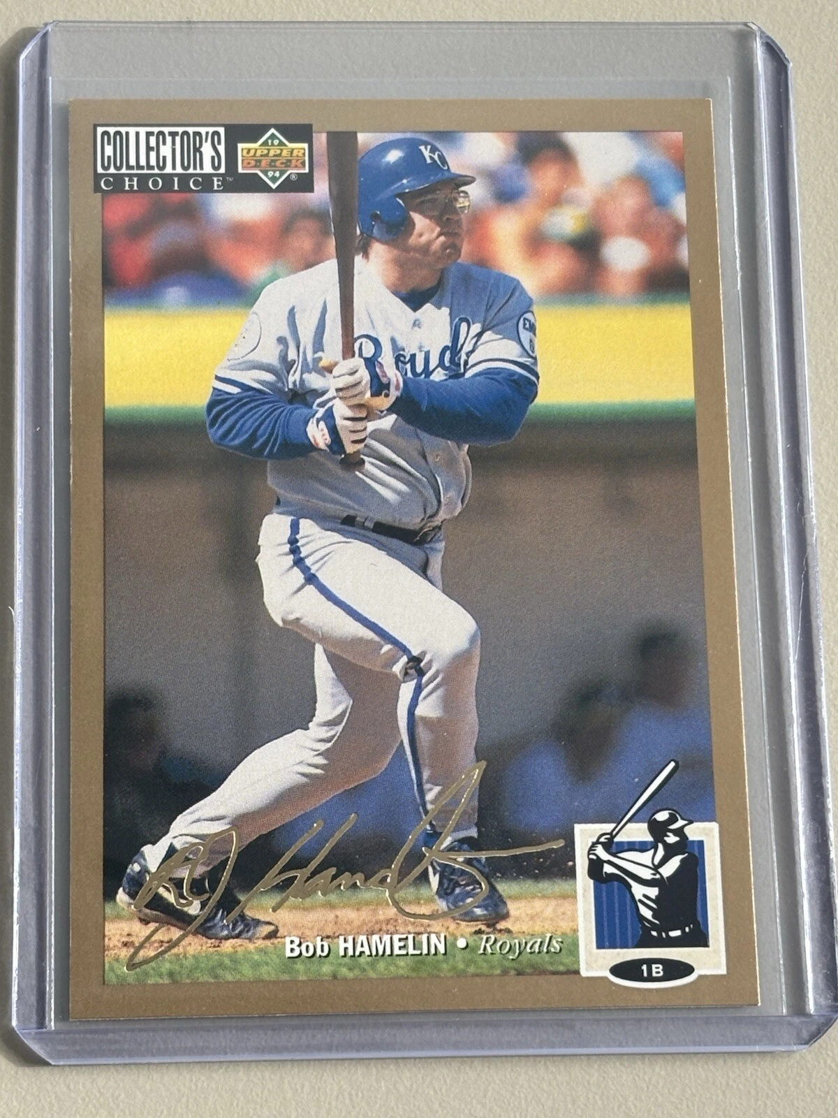 Bob Hamelin trading card
