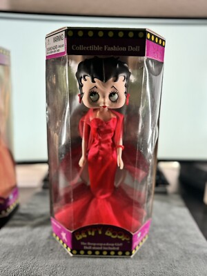 BETTY BOOP Precious Kids Collectible Fashion Doll 1998 Red Dress