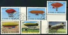 Saint Thomas et îles du Prince 1979 Mi. 626-631 Oblitéré 100% aviation 1979