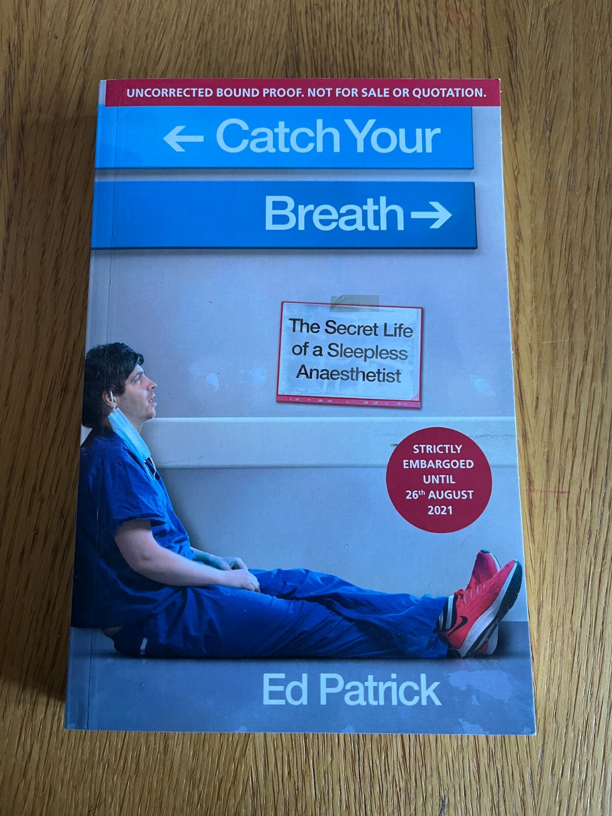 CATCH YOUR BREATH by ED PATRICK - BRAZEN - 2021 - P/B -  *PROOF*