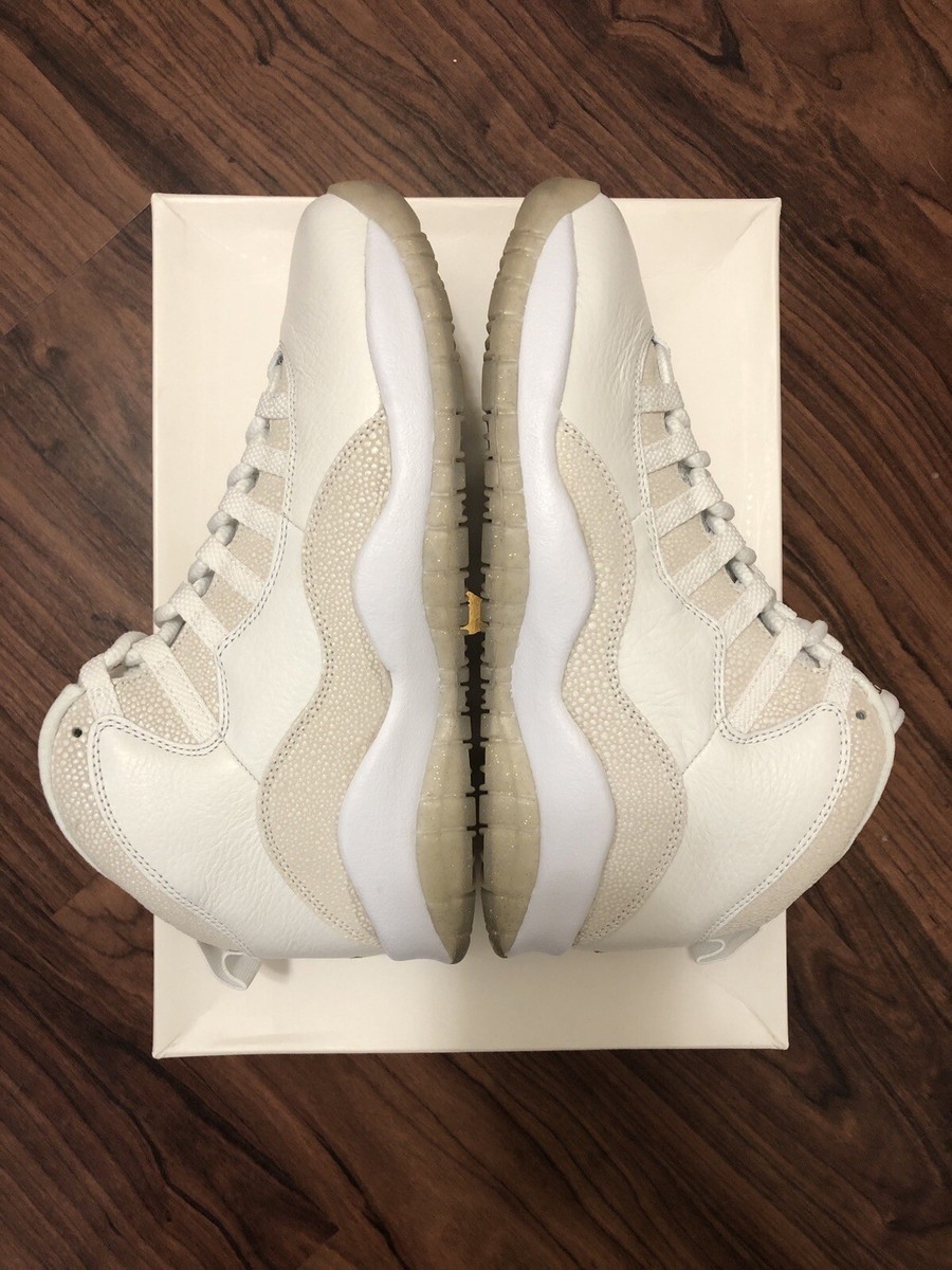 Air Jordan 10 Retro Drake OVO White Men's 8.5 US [819955-100] New