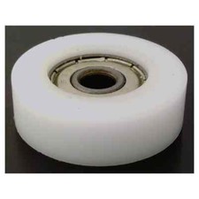 8mm Bore Bearing with 35mm White Plastic Tire 8x35x9mm