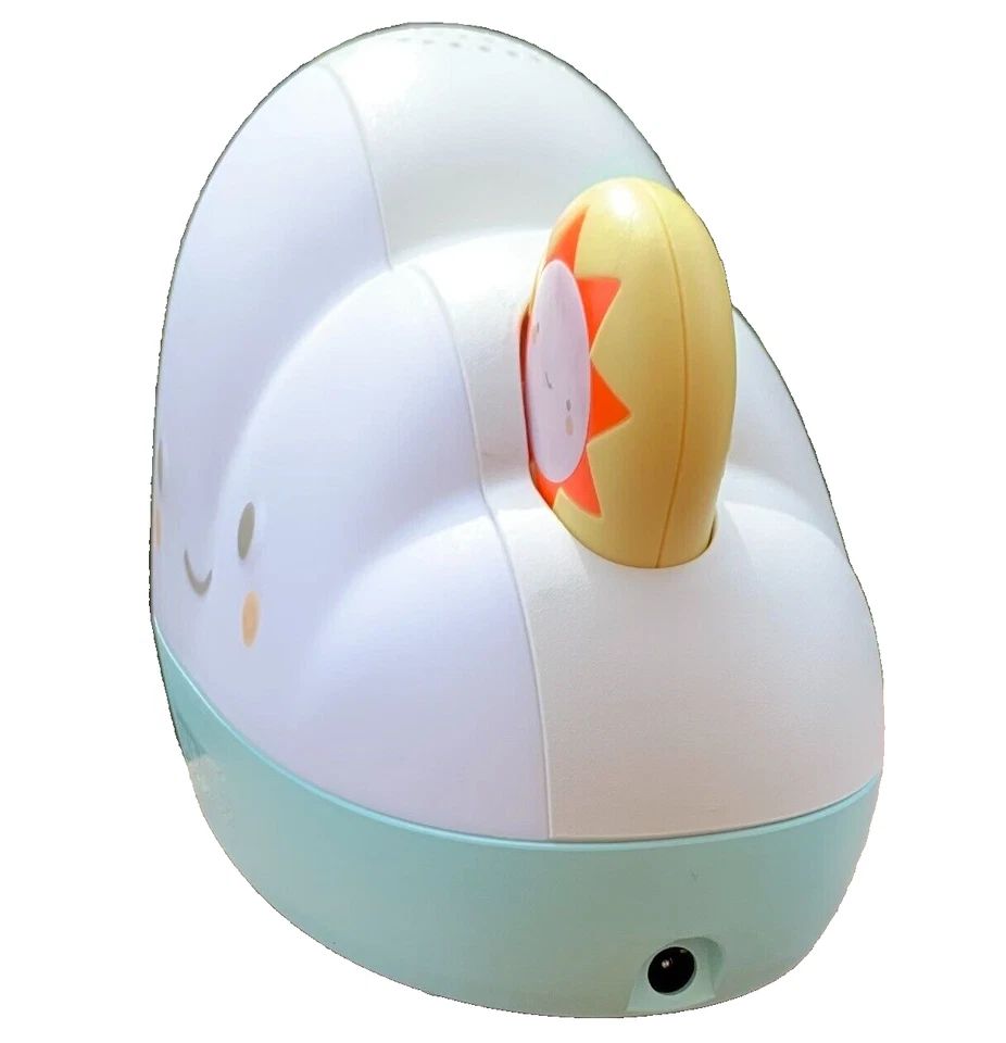 Skidaddle Ship Hop Sleep Trainer Changing Color Lights Alarm Clock Cloud Shape - Image 2 of 4