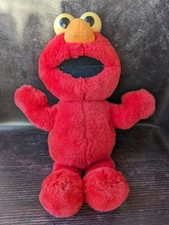 Sesame Street Elmo TYCO Action Plush Toy Shaking Talking 1995 16'' Tested Works