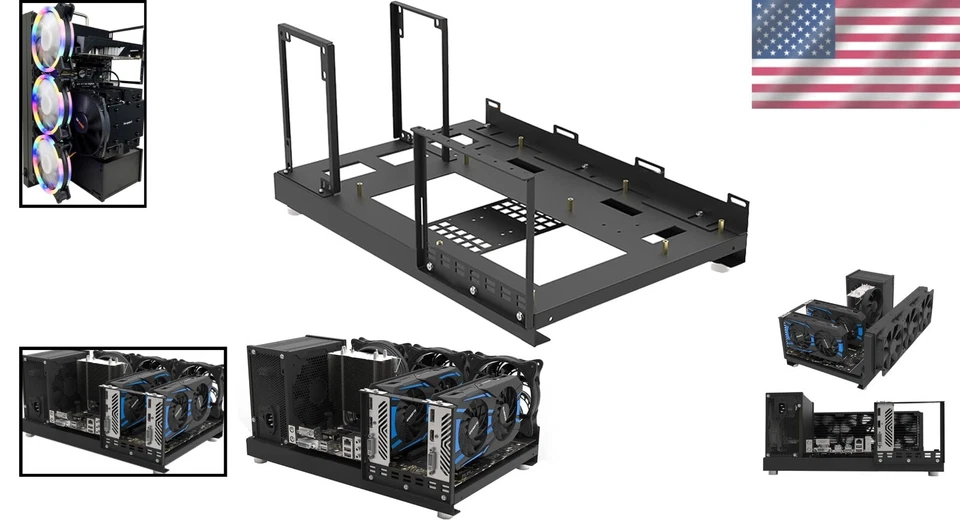 High-Performance Mini ATX MATX ITX PC Test Bench - Portable Open Air Frame - Image 2 of 4
