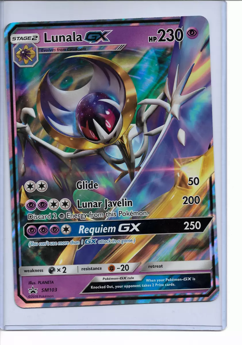 Lunala GX - SM103 - Jumbo Cards - Pokemon