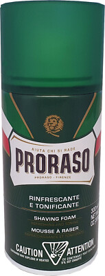 PRORASO Shaving foam Rasierschaum Eukalyptusöl und Menthol 300 ml