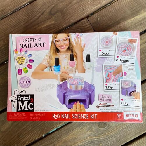 Project Mc2 H2O Nail Science Kit - Create Your Own Nail Art SEALED Polish Dryer - Picture 1 of 5