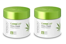 Andalou Naturals CannaCell Glow Mask, 1.7 oz (2 Pack)