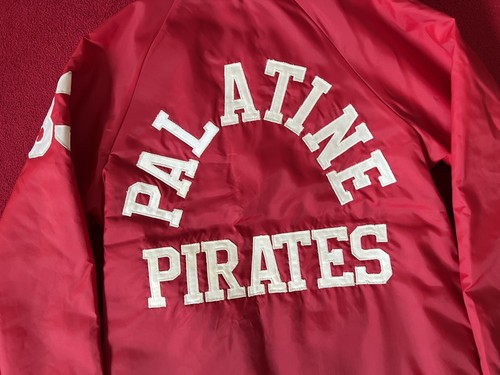 Youth Large (14-16) Vintage USA Made Palatine Pirates #83 Team Rain Jacket - Picture 8 of 11