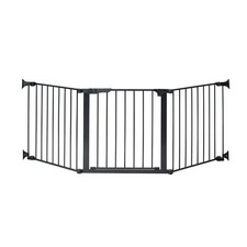 KidCo - Custom Fit Auto Closing Baby Gate , Baby Fence, Safety Gate Black 