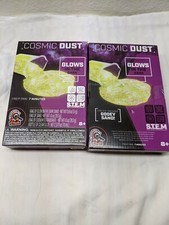 TWO Adventure Club GLOW IN THE DARK COSMIC DUST KIT Create Gooey Sand Craft STEM