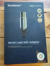 Image of Sandstrom GOLD Series Aerial Lead with Adaptor - 2 Metre