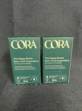 Cora Count 10 Boric Acid Suppository 2 Pack