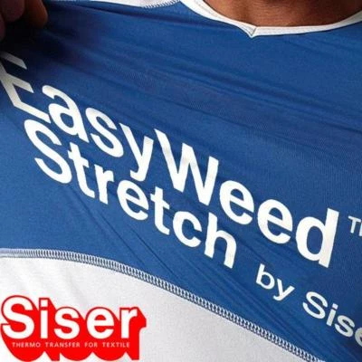 Siser EasyWeed® Stretch HTV Heat Transfer Vinyl for T-Shirts 15" by 12" Sheet(s)
