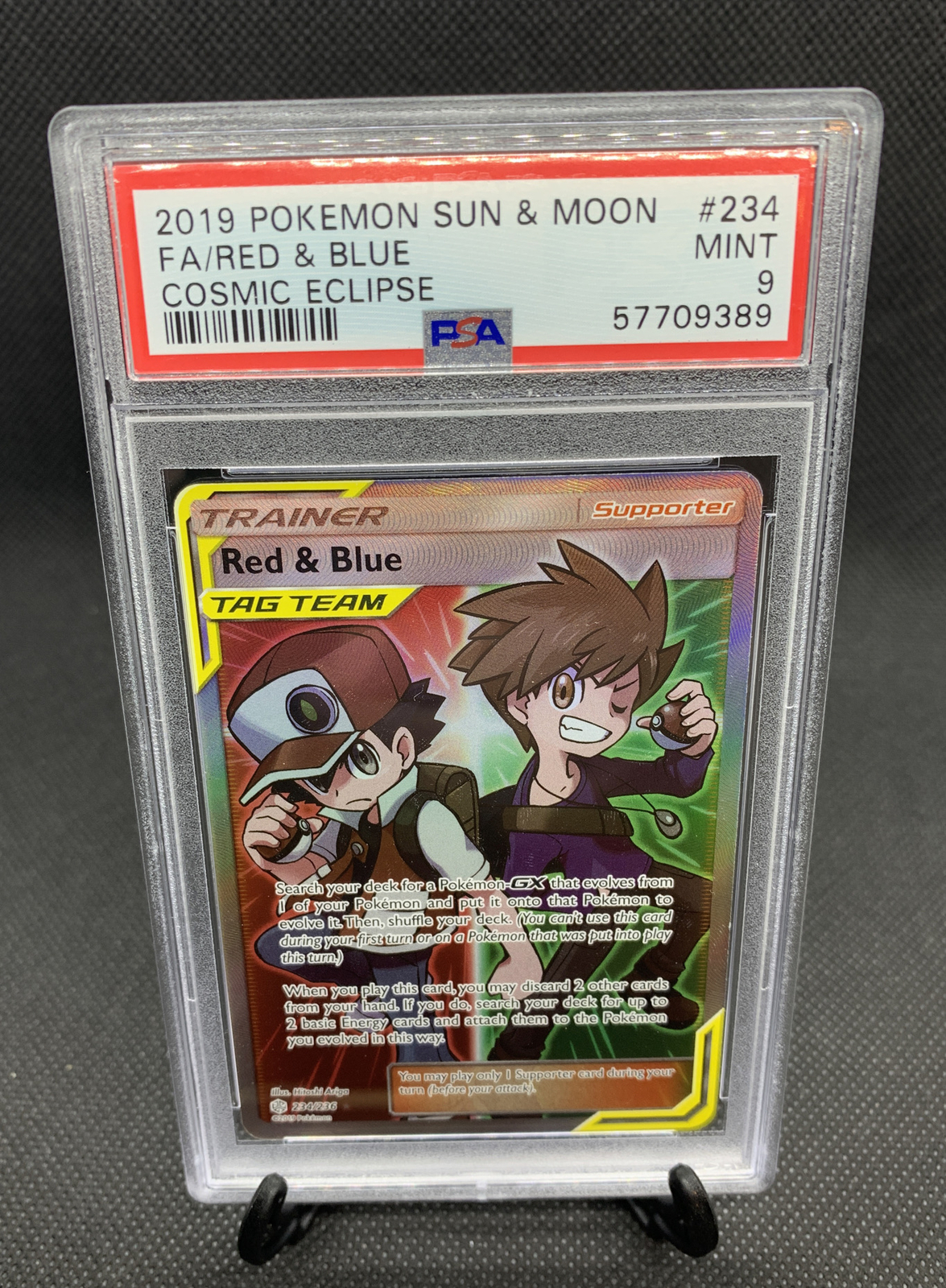 Red & Blue #234 Prices, Pokemon Cosmic Eclipse