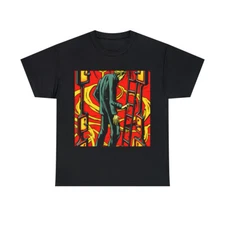 Scary Dark Fantasy Horror T Shirt Halloween Evil Trippy Disturbed Streetwear Emo