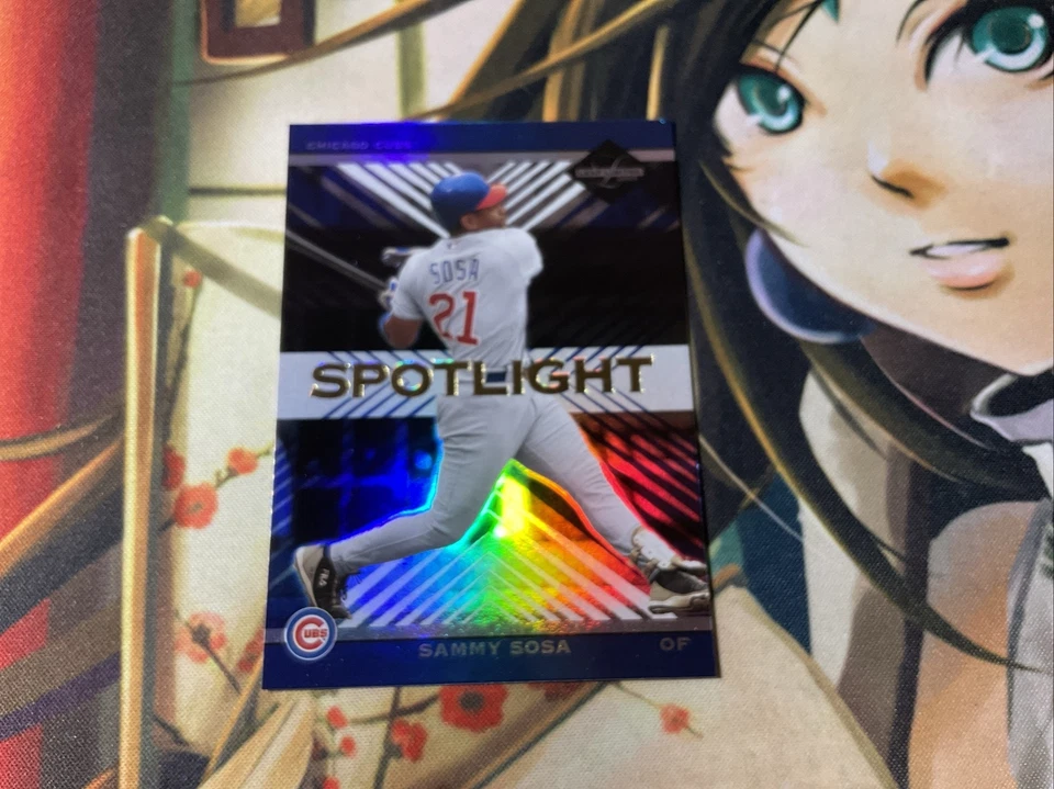 2004 Leaf Limited Previews Spotlight Gold 29/50 Only. Sammy Sosa #11 - Image 2 of 4