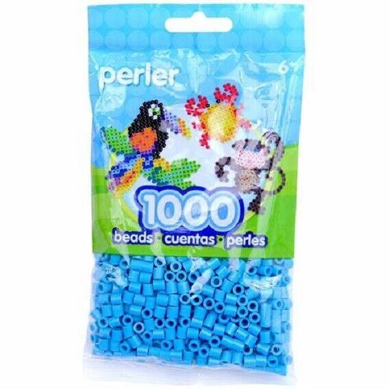 Perler 6,000 Bead Bag - Glow-in-the-Dark Green Fuse Beads, Ages 6 and up 