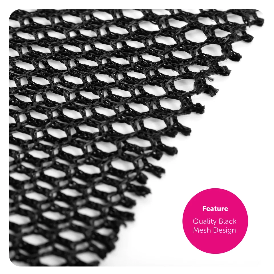 DAMAS DE LA DÉCADA DE 1980 TRAJE DE MALLA NEGRA TOP, PELUCA Y 4 PAQUETES DE CUENTAS DE NEÓN RAVE DISFRACES Foto 4 de 4