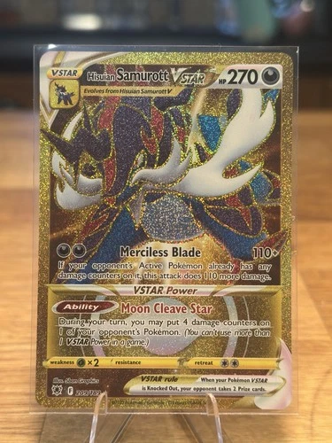 Hisuian Samurott VSTAR (Secret) 209/189 Swsh10: Astral Radiance Holo