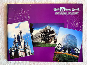 Vintage 1983 Walt Disney World PICTORAL SOUVENIR 64 Page Book