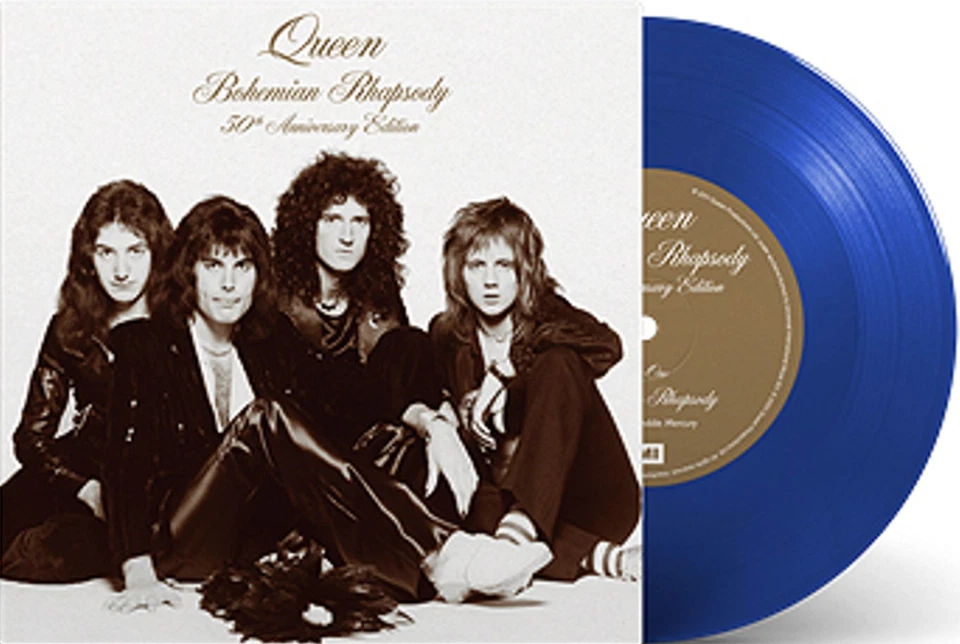 Queen - Bohemian Rhapsody / I´m in love with my car LIM 7" Blue VINYL Single NEU - Bild 1 von 1