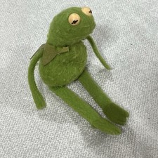 Vintage 1979 KERMIT THE FROG Muppet Beanbag Plush Fisher Price Toy 864 RARE