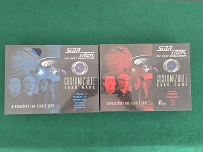 Star Trek CCG Two Player Federation And Klingon Sets New Sealed