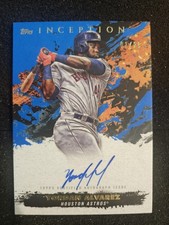 2021 Topps Inception - Rookie & Emerging Star Autographs Yordan Alvarez Blue /25