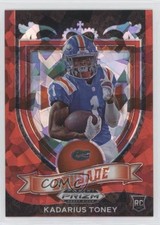 2021 Panini Prizm Draft Picks Crusade Red Ice Prizm Kadarius Toney #176 2oj