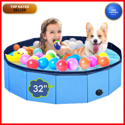 Puptily Dog Pool Foldable Pet Swimming Pool 6Mm High-Strength Pp Board Hard