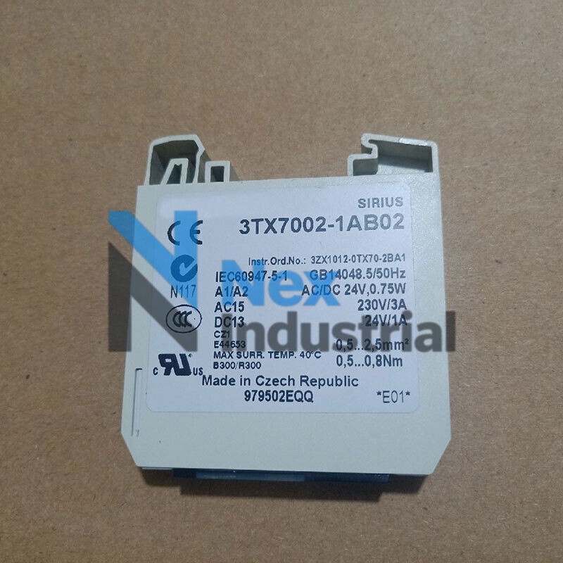 1PCS NEW For Siemens 3TX7002-1AB02 6A 24AC/DC Interface Relay Fast Free delivery