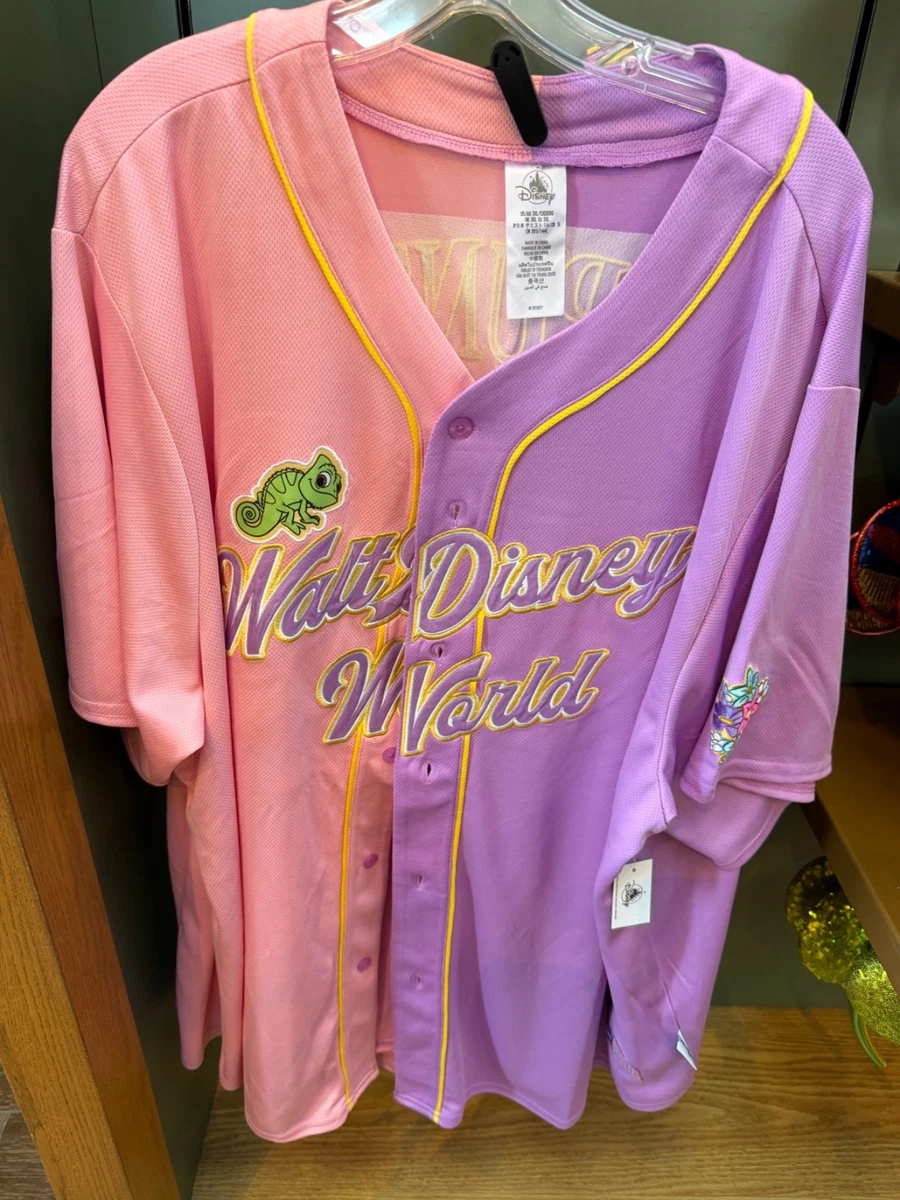 2026 Disney Parks Tangled Rapunzel Baseball Jersey Adult XL XXL