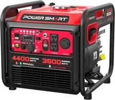 4400-Watt Dual Fuel Portable Inverter Generator,  Gas Powered, Co-Sensor, Lightw