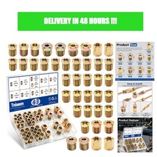 Brake Line Fittings Kit 40pcs 316 14 Inverted Flare Nuts Unions Sae