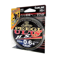 Sunline Pe Braid Saltimate Egi Ult Hs8 120M Hg #0.6 Fishing Line