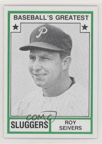 Roy Sievers [Tan Back] #41 card from 1982 TCMA Greatest Sluggers