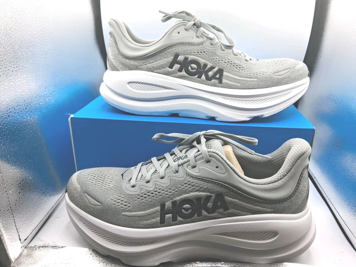 Hoka One: M Bondi 9 Mens Sz 10D 1162011/GCTC Gray/White  display picture 3