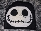 Jack Skellington Black & White Striped Beanie Nightmare Before Christmas Hat  — photo 1