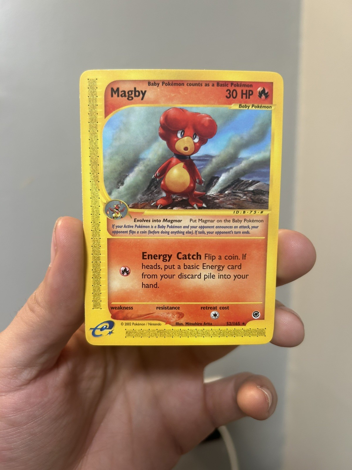 Magby 52/165 - Expedition Base Set *NM* Rare Pokemon Card