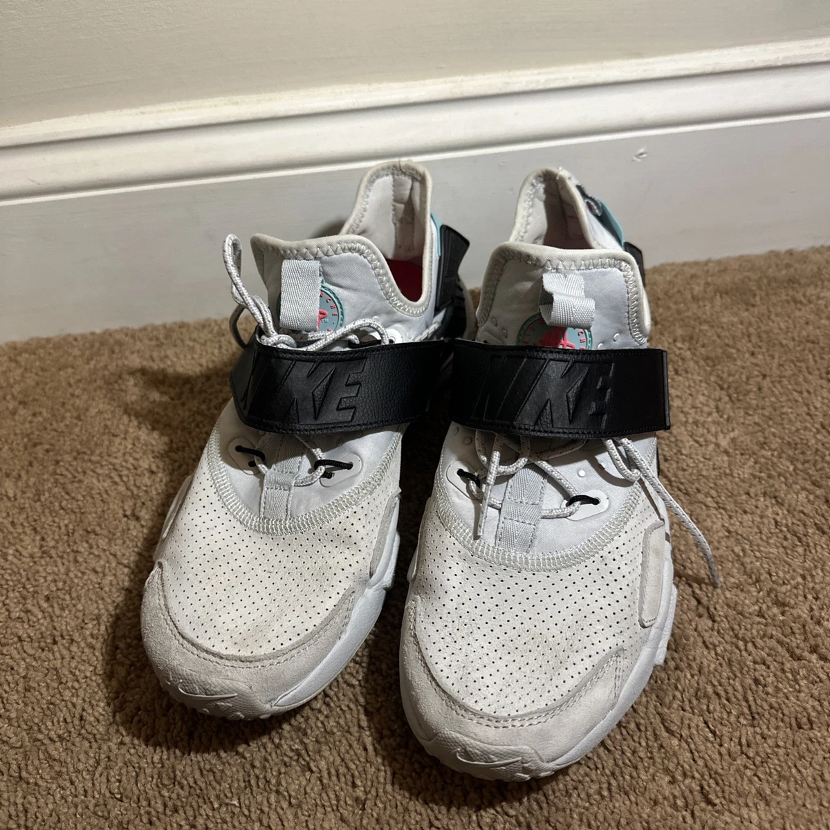 Nike Air Haurache Drift Premium South Beach Mens 10 Grey Running Shoe AH7335-003 Nike Shoes 12 Off White Pink Huarache Drift Premium South  main image 3
