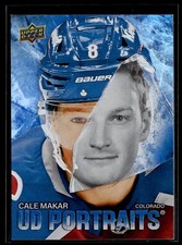 2025-26 Upper Deck Series 1 Hockey UD Portraits #P-24 Cale Makar